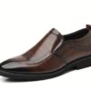 Ανδρικά Κλασικά Παπούτσια Slip-On Καφέ