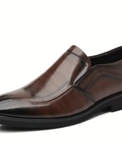 Ανδρικά Κλασικά Παπούτσια Slip-On Καφέ
